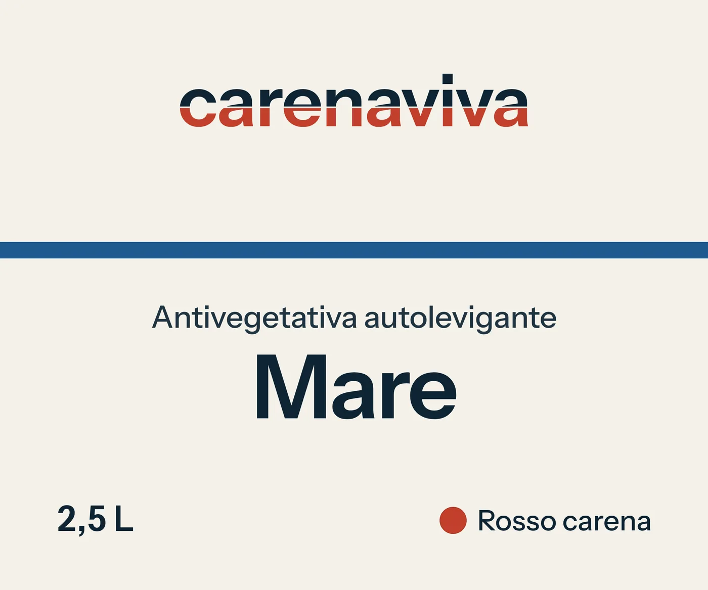 Etichetta antivegetativa Mare
